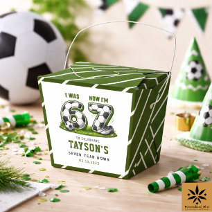 I Was 6, Now I’m 7 Soccer Birthday – All-Star Part Favour Box