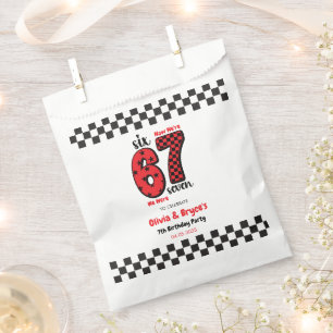I Was 6, Now I’m 7 – Twin 7th Birthday for Kids Favour Bags