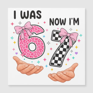 I was 6 now I'm 7 cute birthday numbers