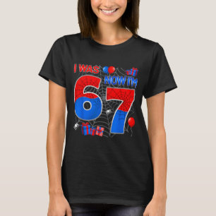 I Was 6 Now I'm 7 Year Old Boy Kids 7th Birthday S T-Shirt