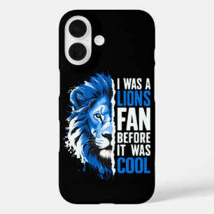 I was A Lions Fan Before It Was Cool Lions fan iPhone 16 Case