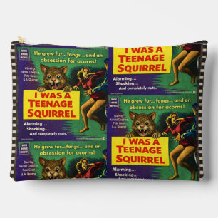 I was a teenage squirrel accessory pouch