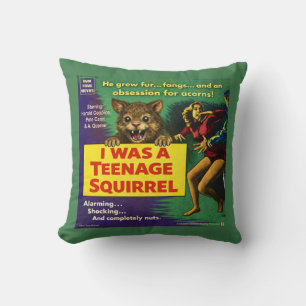 I was a teenage squirrel cushion