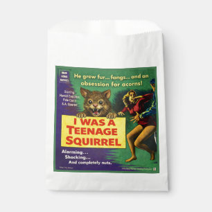 I was a teenage squirrel favour bags