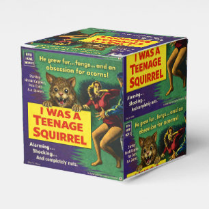 I was a teenage squirrel favour box