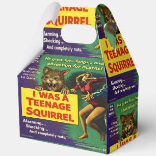 I was a teenage squirrel favour box