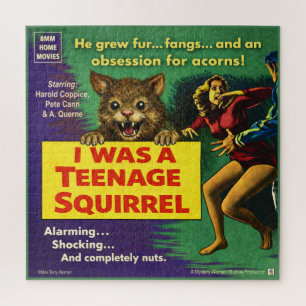 I was a teenage squirrel jigsaw puzzle