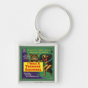 I was a teenage squirrel key ring