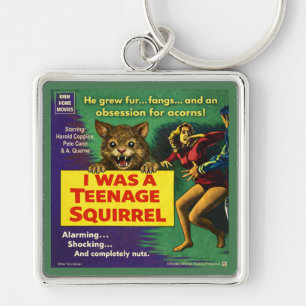 I was a teenage squirrel key ring
