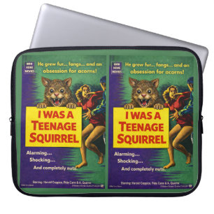 I was a teenage squirrel laptop sleeve