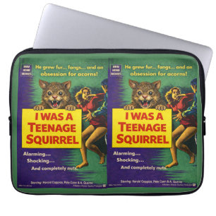 I was a teenage squirrel laptop sleeve