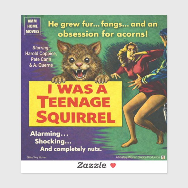 I Was a Teenage Squirrel Parody (Sheet)