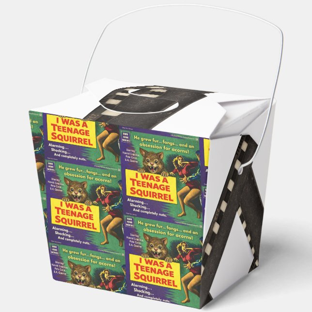 I Was a Teenage Squirrel Parody Favour Box (Front)