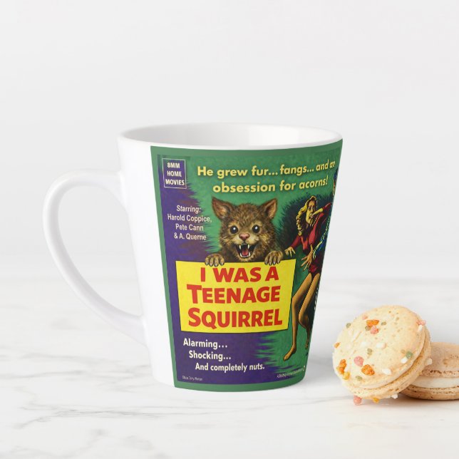 I Was a Teenage Squirrel Parody Latte Mug (In Situ)