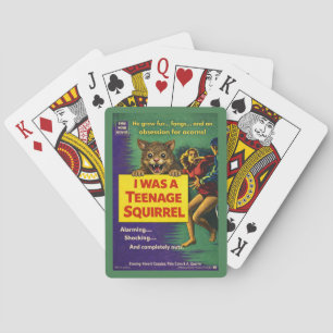 I was a teenage squirrel playing cards