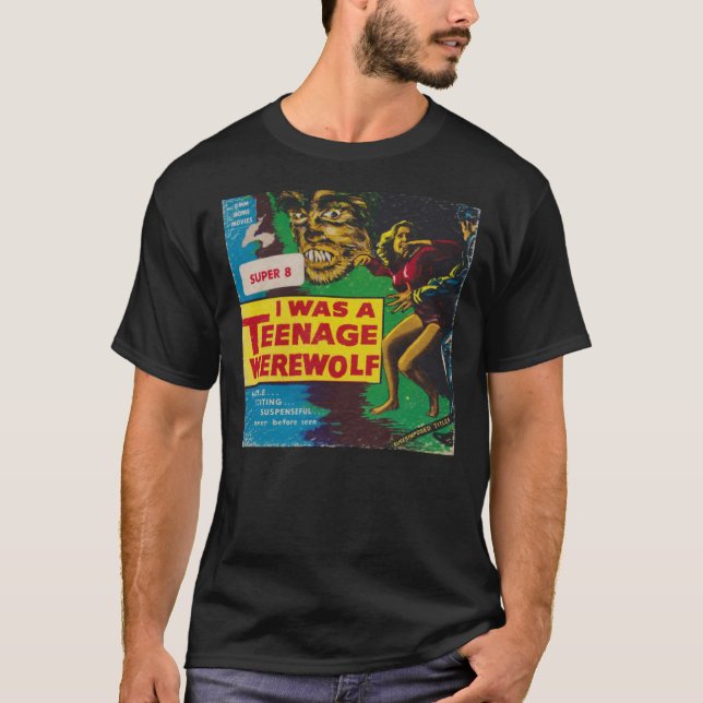 I WAS A TEENAGE WEREWOLF Super 8 Classic T-Shirt (Front)