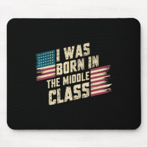 I Was Born In The Middle Cl Trump 2024 Mouse Pad