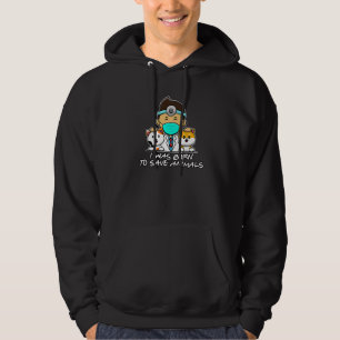 I Was Born To Save Animals Veterinarian Animal Doc Hoodie
