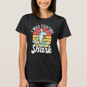 I Was Fighting A Shark Broken Leg 1 T-Shirt