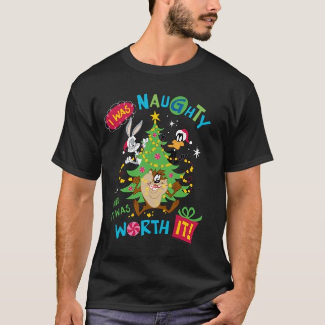 I Was Naughty T-Shirt (Front)