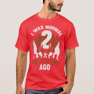 I Was Normal 2 Beagles Ago Dog Lover Gift  T-Shirt