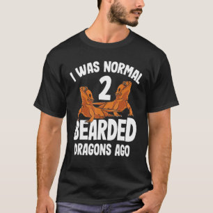 I Was Normal 2 Bearded Dragons Ago Cute Women Men T-Shirt