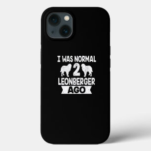 I Was Normal 2 Leonberger Ago Dog Lover iPhone 13 Case