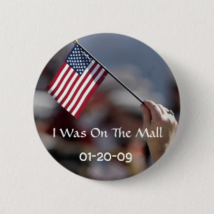 I Was On The Mall inauguration button