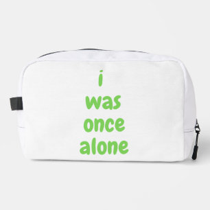i was once alone dopp kit