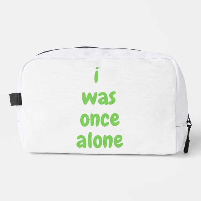 i was once alone dopp kit (Front)