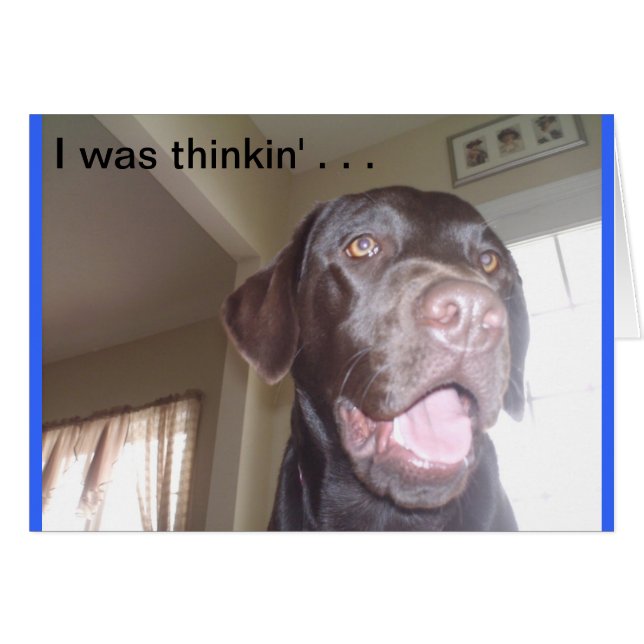 I was thinkin' . . . (Front Horizontal)