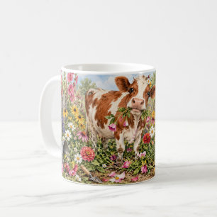 I Was Told to Eat More Flowers Cow Mug