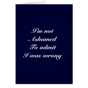 I was wrong
