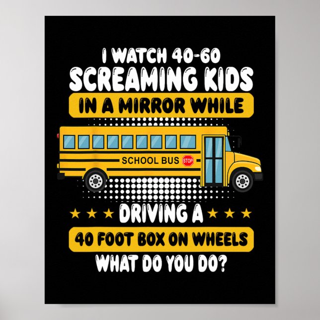 I Watch 40 - 60 Screaming Kids In The Mirror While Poster (Front)