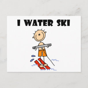 I Water Ski T-shirts and gifts Postcard