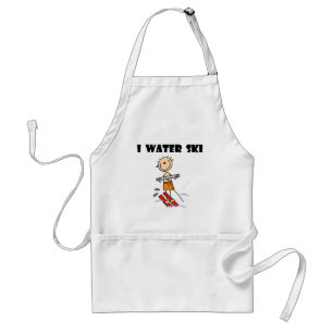 I Water Ski T-shirts and gifts Standard Apron