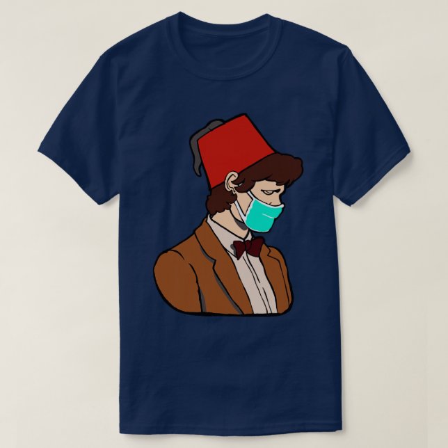I Wear a Face Mask Now Face Masks are Cool T-Shirt (Design Front)