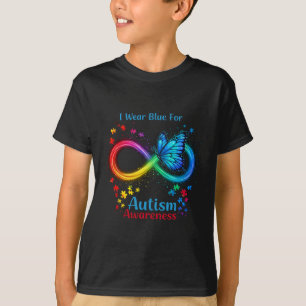 I Wear Blue For Autism Awareness - Autism Awarenes T-Shirt