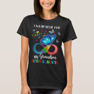 I Wear Blue For Autism Awareness Family Matching T T-Shirt
