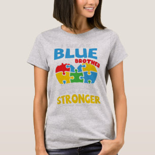 I Wear Blue For Autism Awareness Family Matching T T-Shirt