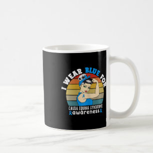I Wear Blue For Cauda Equina Syndrome Awareness Coffee Mug