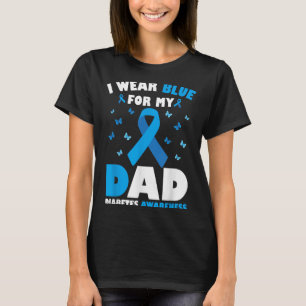 I Wear Blue For Dad Type 1 Diabetes Awareness Cute T-Shirt