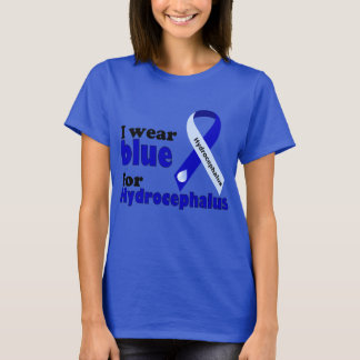 I wear blue for Hydrocephalus T-Shirt
