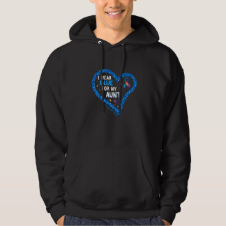 I Wear Blue For My Aunt Cool Autism Awareness Quot Hoodie
