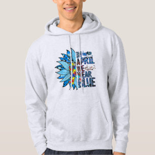 I Wear Blue For My Brother Autism Awareness Kids S Hoodie