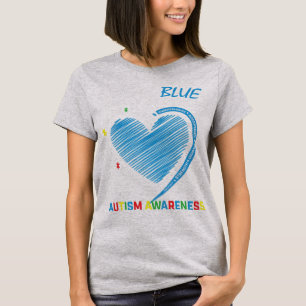 I wear blue for my brother autism awareness produc T-Shirt