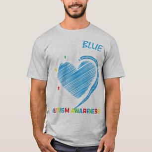 I wear blue for my brother autism awareness produc T-Shirt