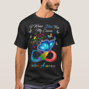 I Wear Blue For My Cousin Autism Awareness Gifts T-Shirt