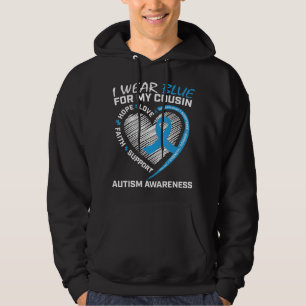 I wear blue for my cousin because my cousin's figh hoodie