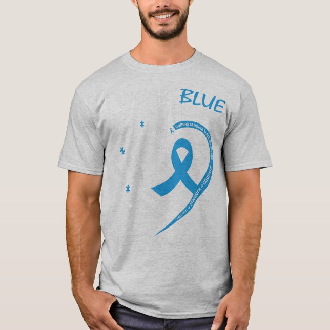 I wear blue for my cousin because my cousin's figh T-Shirt (Front)